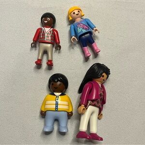 4 Playmobil Toy Figures